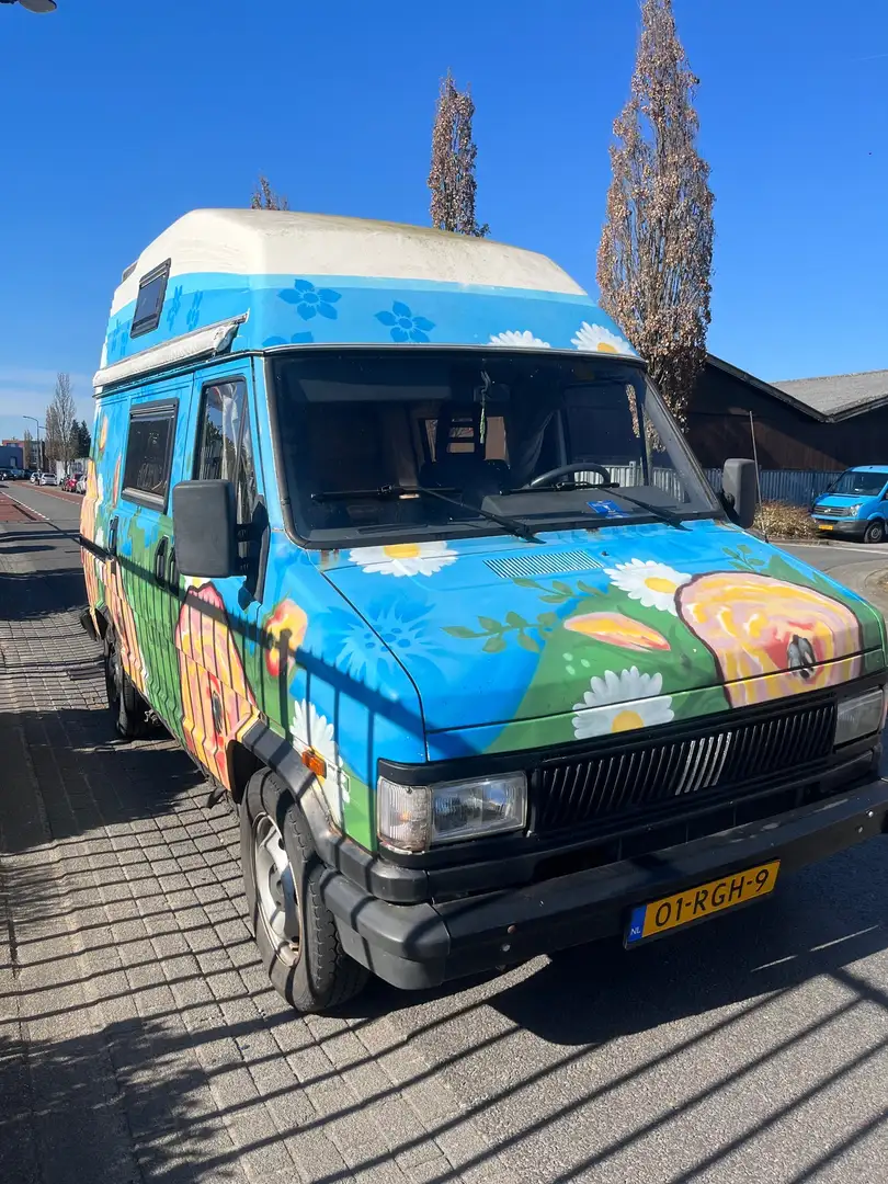 Fiat Ducato maxi td 2.5 camper Azul - 1