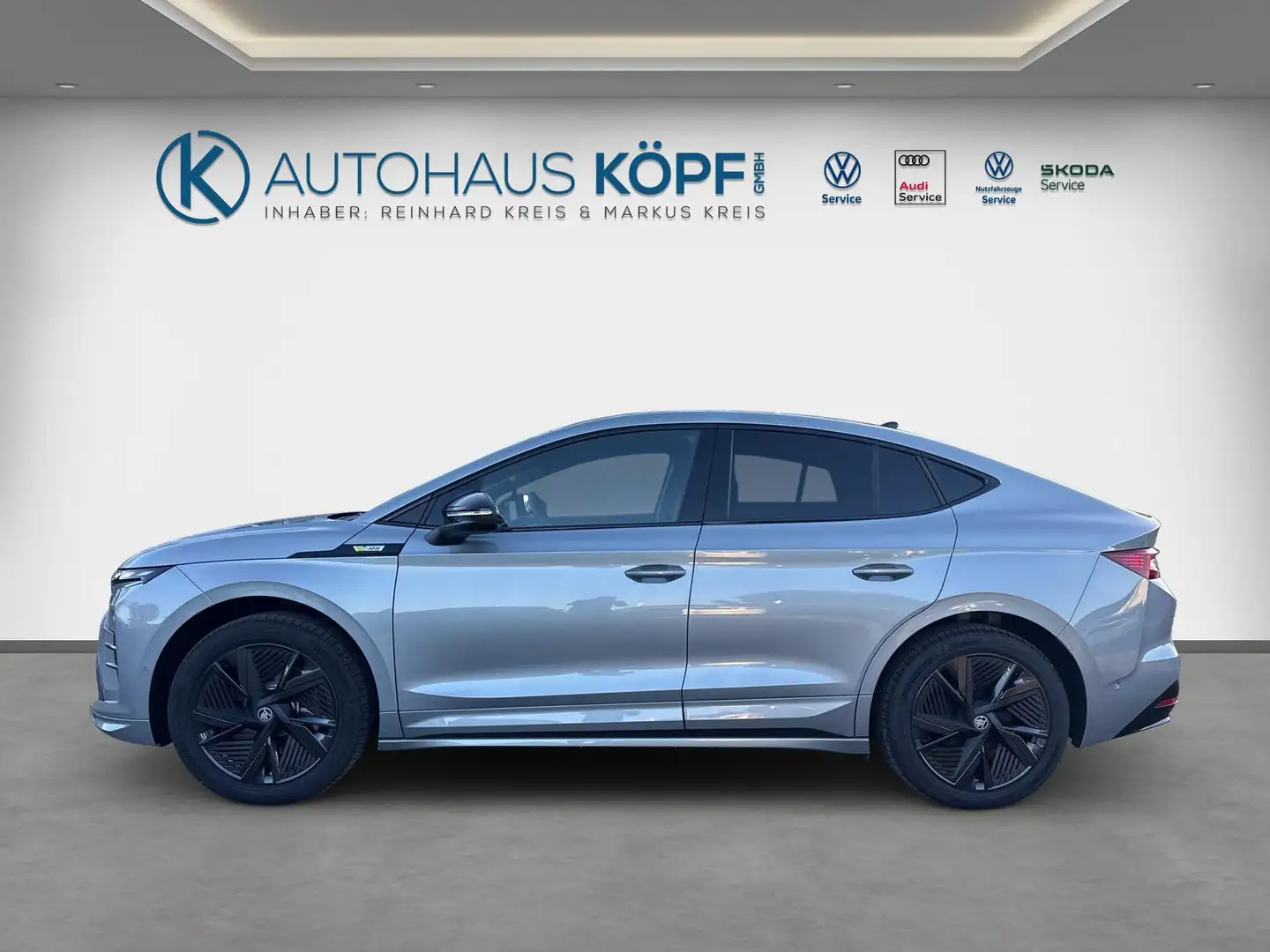 Skoda Sonstige RS Suite AHK Wärmepumpe Leder 360Grad Pano Sitz... Silber - 2