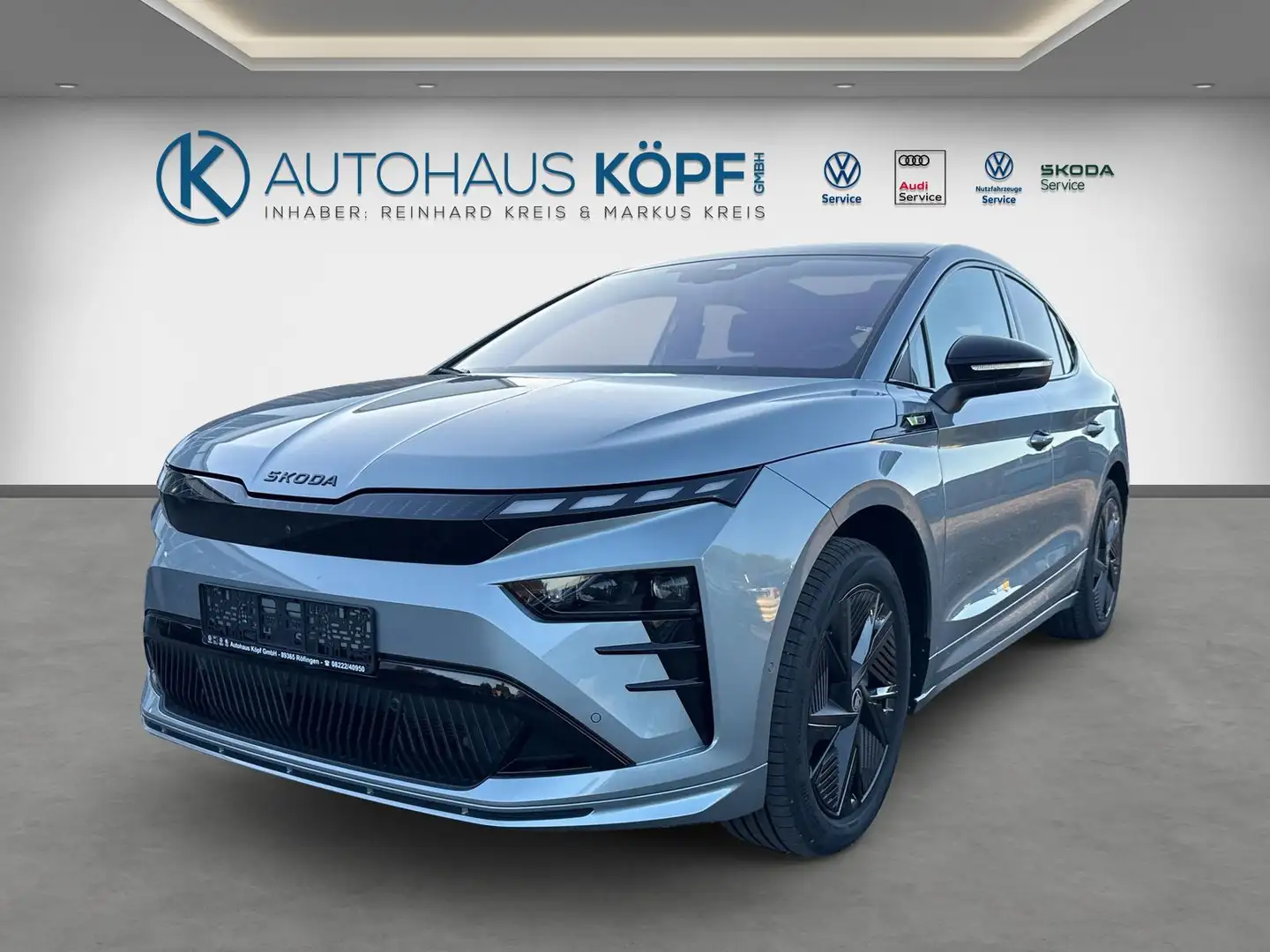 Skoda Sonstige RS Suite AHK Wärmepumpe Leder 360Grad Pano Sitz... Silber - 1
