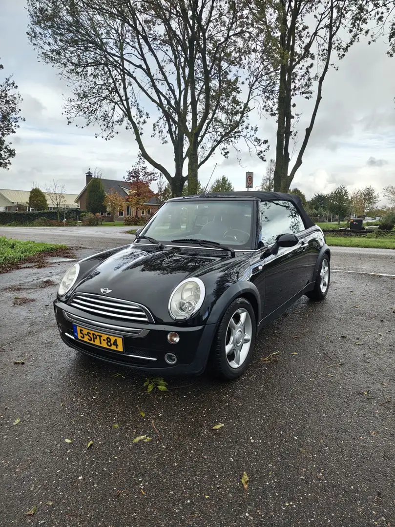MINI Cooper Cabrio Mini 1.6 Pepper AIRCO - CRUICE CONTROL Zwart - 2