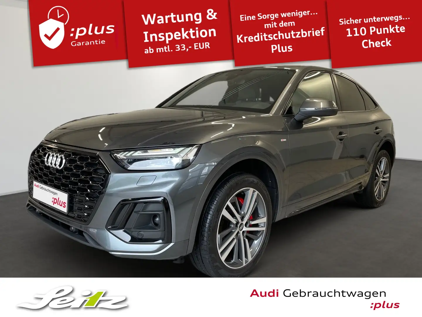 Audi Q5 Sportback 40 TDI quattro S line *B&O*PANO*MATRIX*K Grau - 1