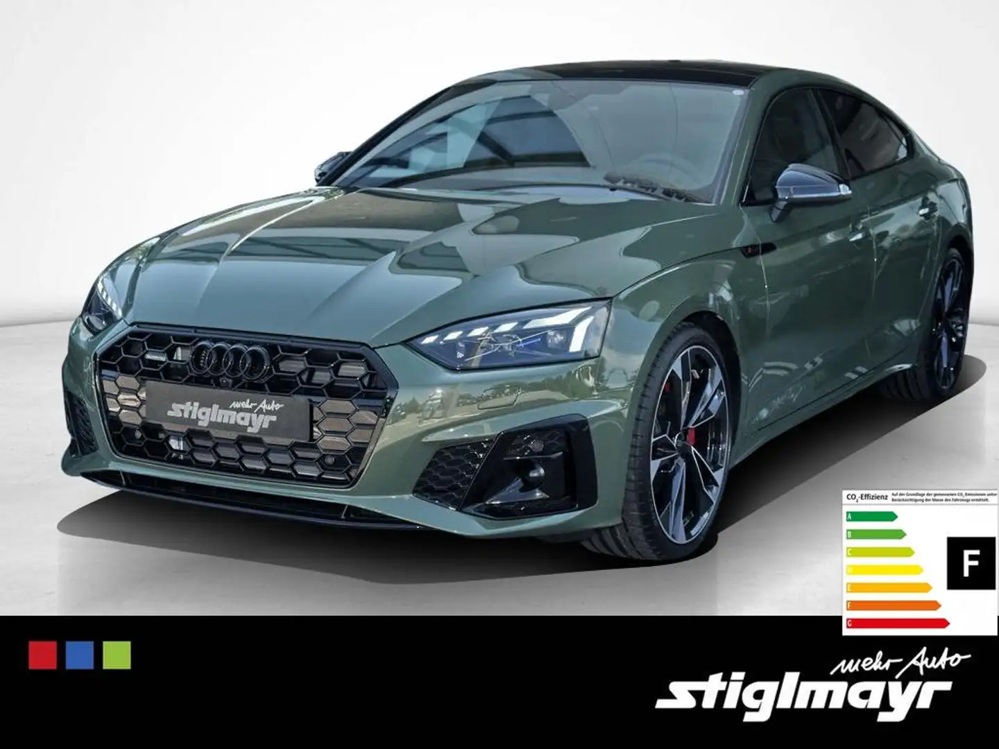 Audi A5 Sportback S line business 40 TDI quattro 20` Grün - 1