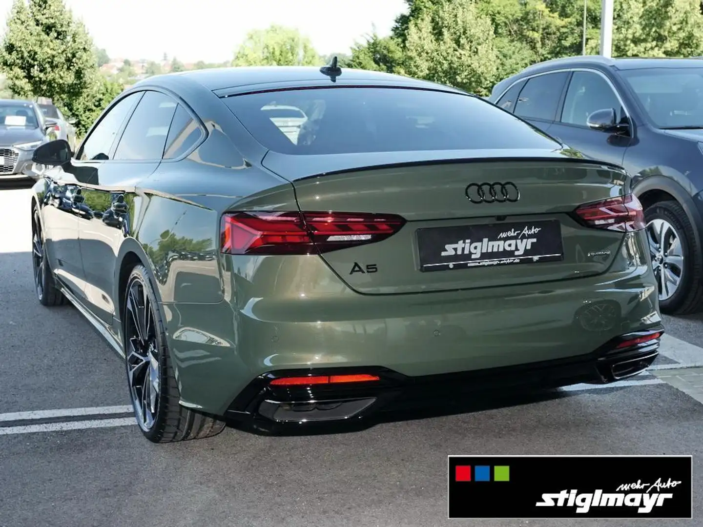 Audi A5 Sportback S line business 40 TDI quattro 20` Grün - 2