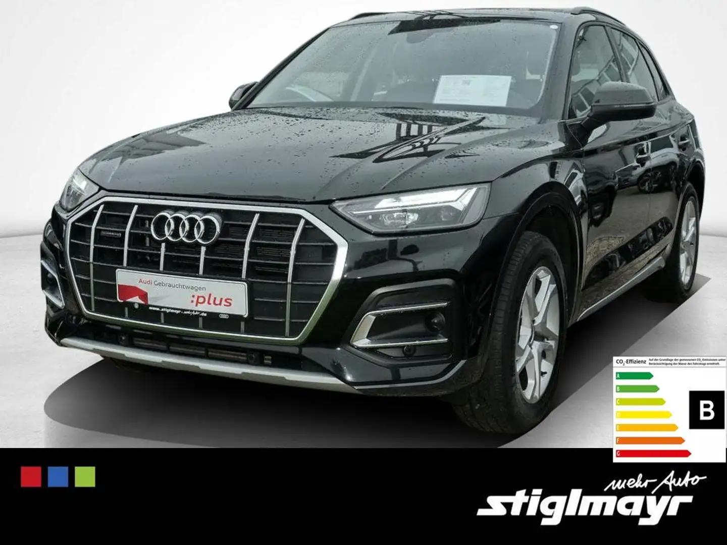 Audi Q5 advanced 50TFSIe quattro S-tronic ACC+AHK+LED Zwart - 1