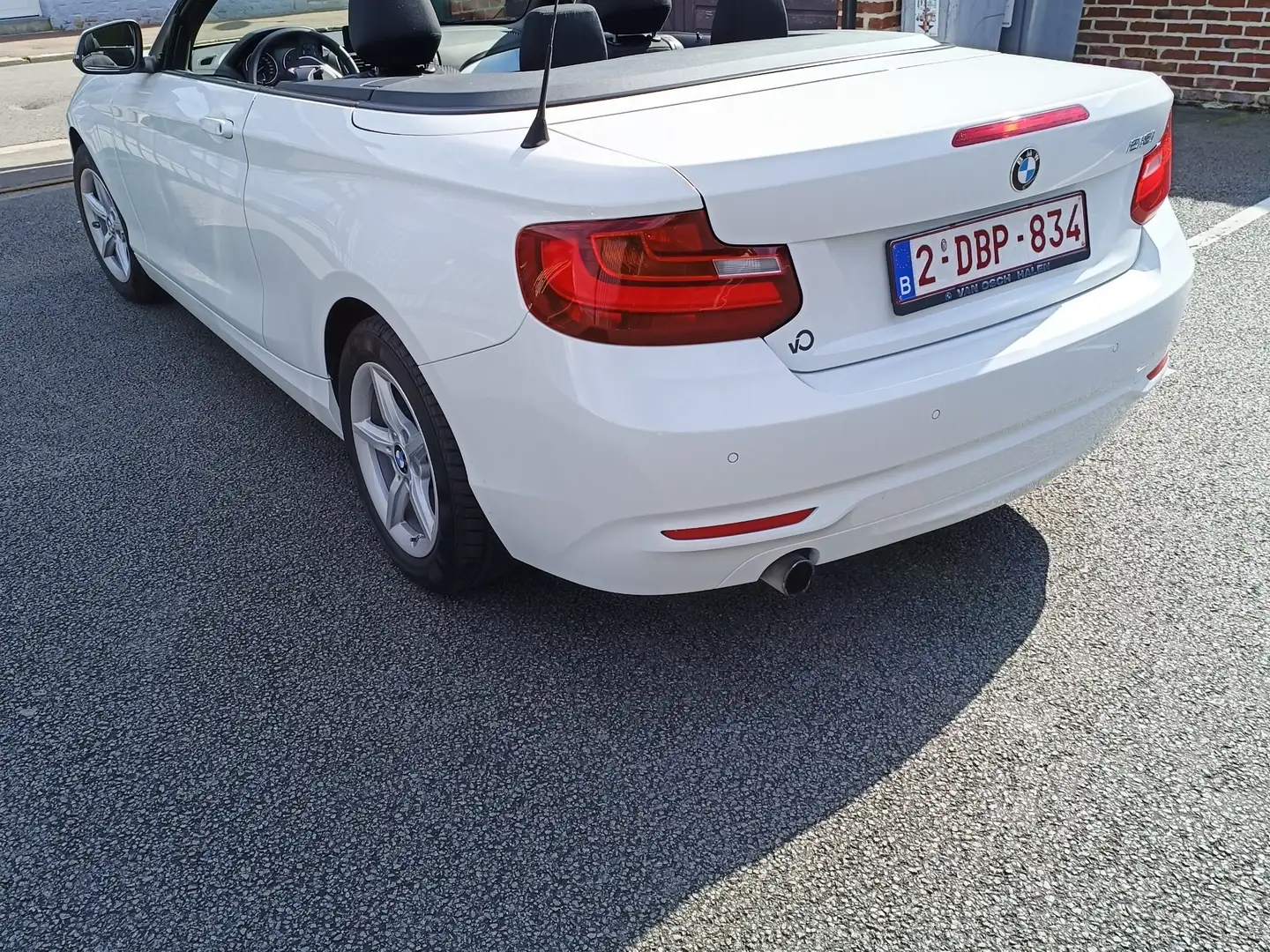 BMW 218 218i cabriolet Blanc - 2