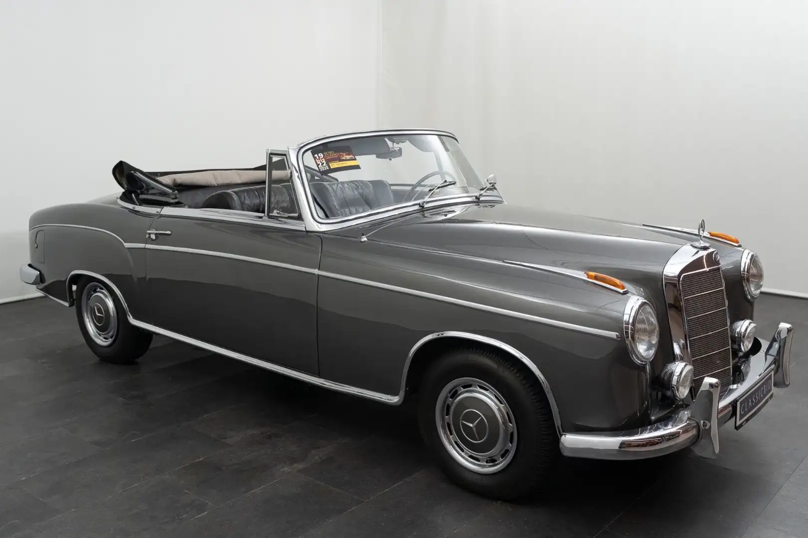 Mercedes-Benz 220 S Ponton Cabriolet Gris - 2