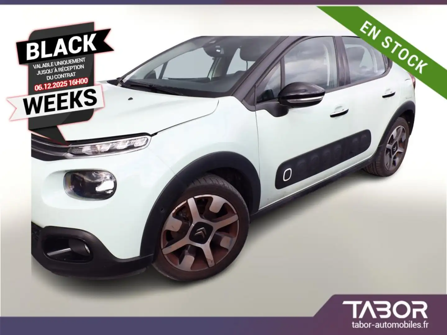 Citroen C3 1.2 PT 110 Aut. Shine GPS KeyL Cam Vert - 1