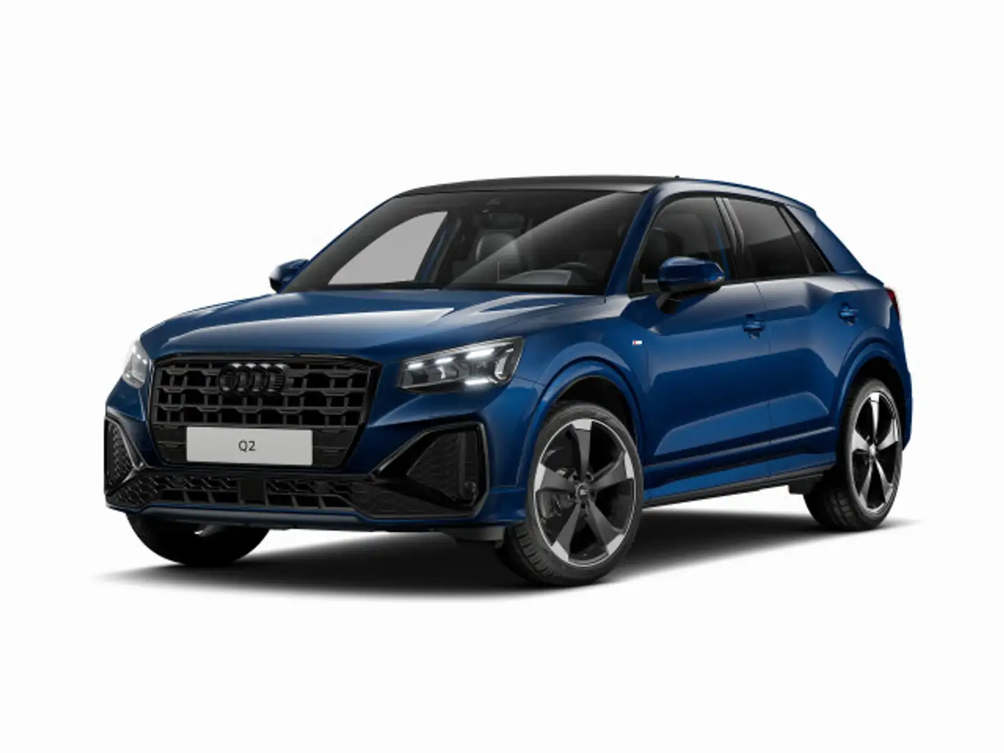 Audi Q2 S line 35 TDI 110150 kWPS S tronic Rent A Car Blau - 2