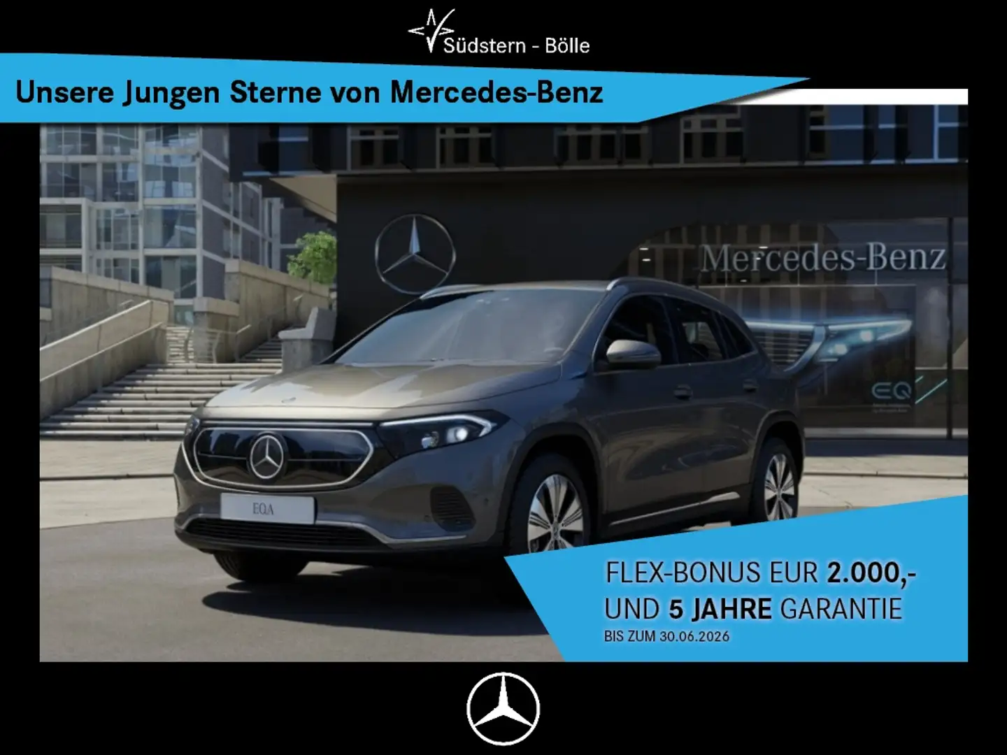 Mercedes-Benz EQA 300 4M PROGRESSIVE+DISTRON+AHK+MBUX+AMBIENTE Gris - 1