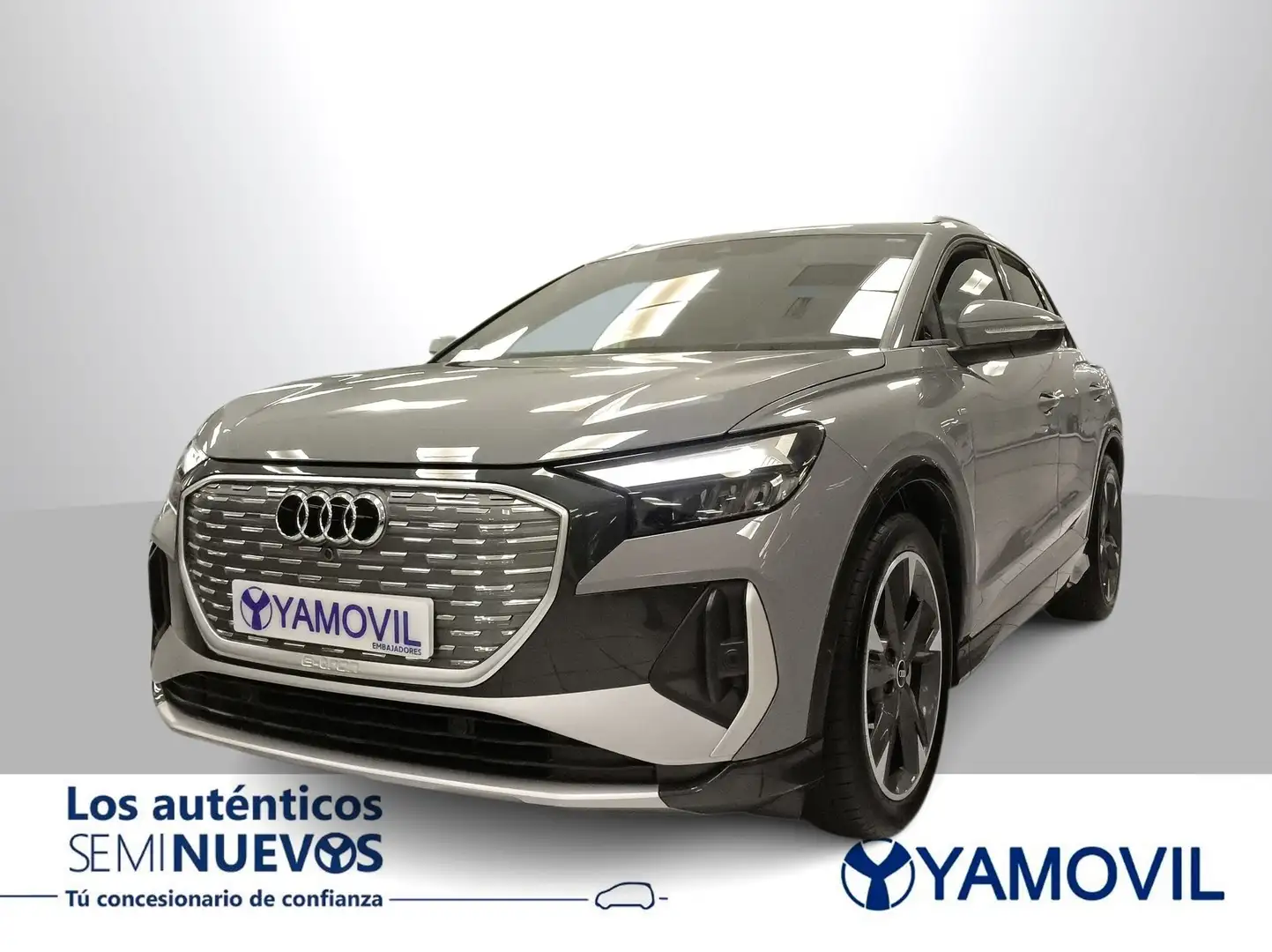 Audi Q4 e-tron 40 S Line 82KWh Gris - 1
