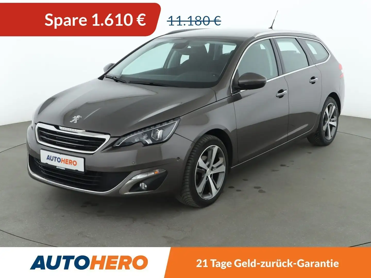 Peugeot 308 1.6 Blue-HDi Allure*TEMPO*NAVI*PDC*ALU* Grijs - 1