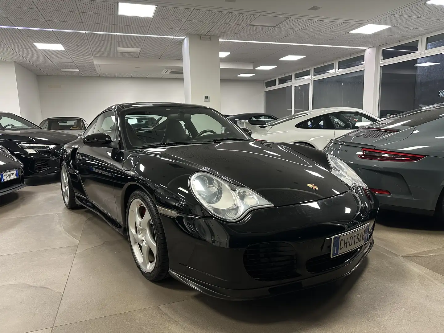 Porsche 996 911  3.6 Turbo ASI SEDILI GUSCIO CAMBIO CORTO Nero - 1