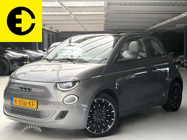 Fiat 500C La Prima 42 kWh | Elektrische open dak | Wit leer
