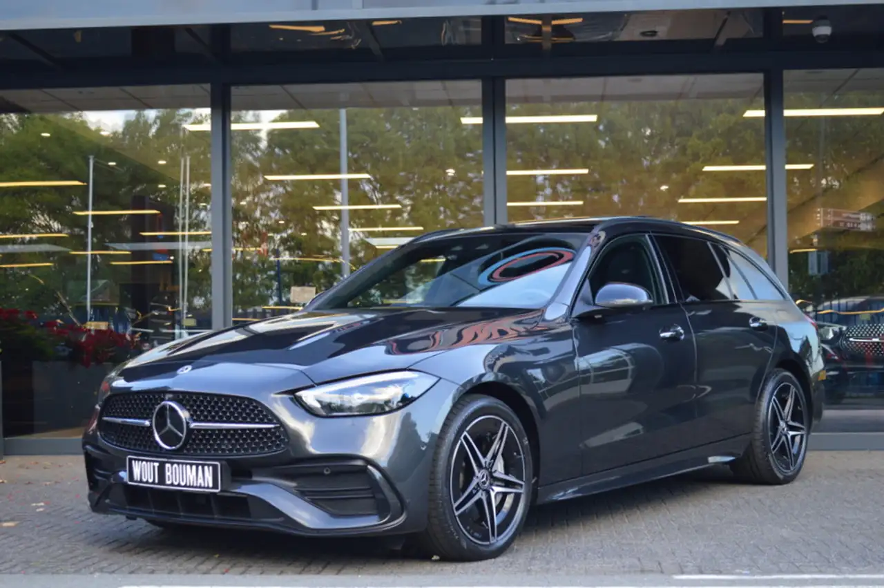 Mercedes-Benz C-Class Estate e AMG Led Leder Panorama Distronic Head-Up, миниатюра 2