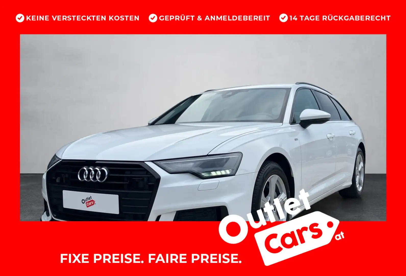 Audi A6 40 TDI Sport Blanc - 1