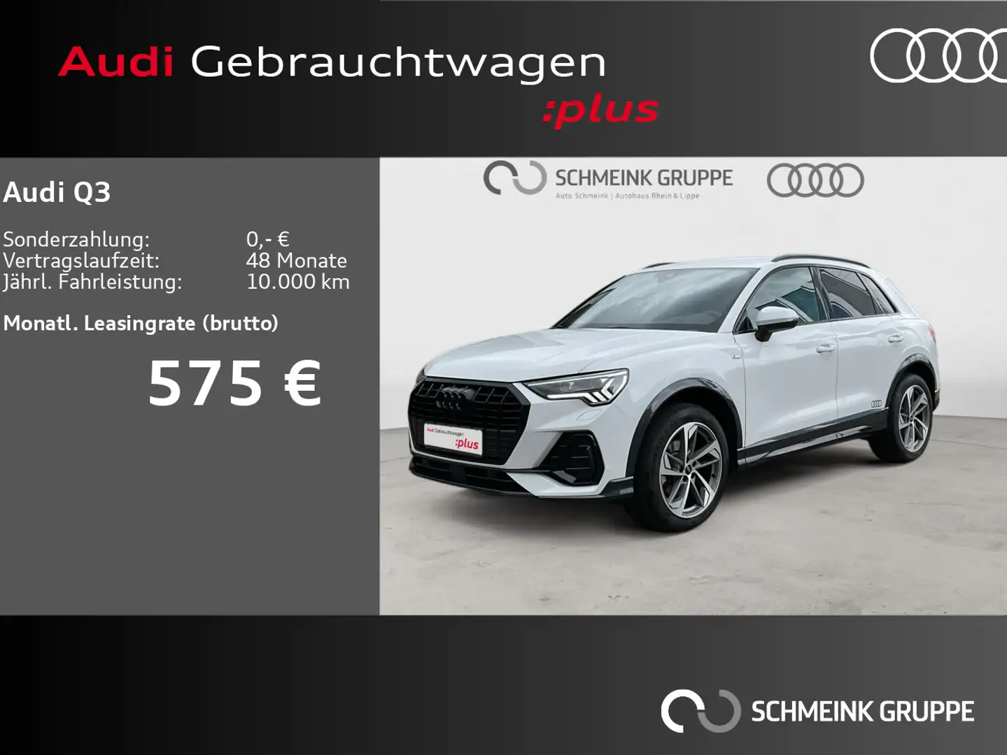 Audi Q3 35 TDI 2x S line AHK Keyless Magnetic Ride Weiß - 1