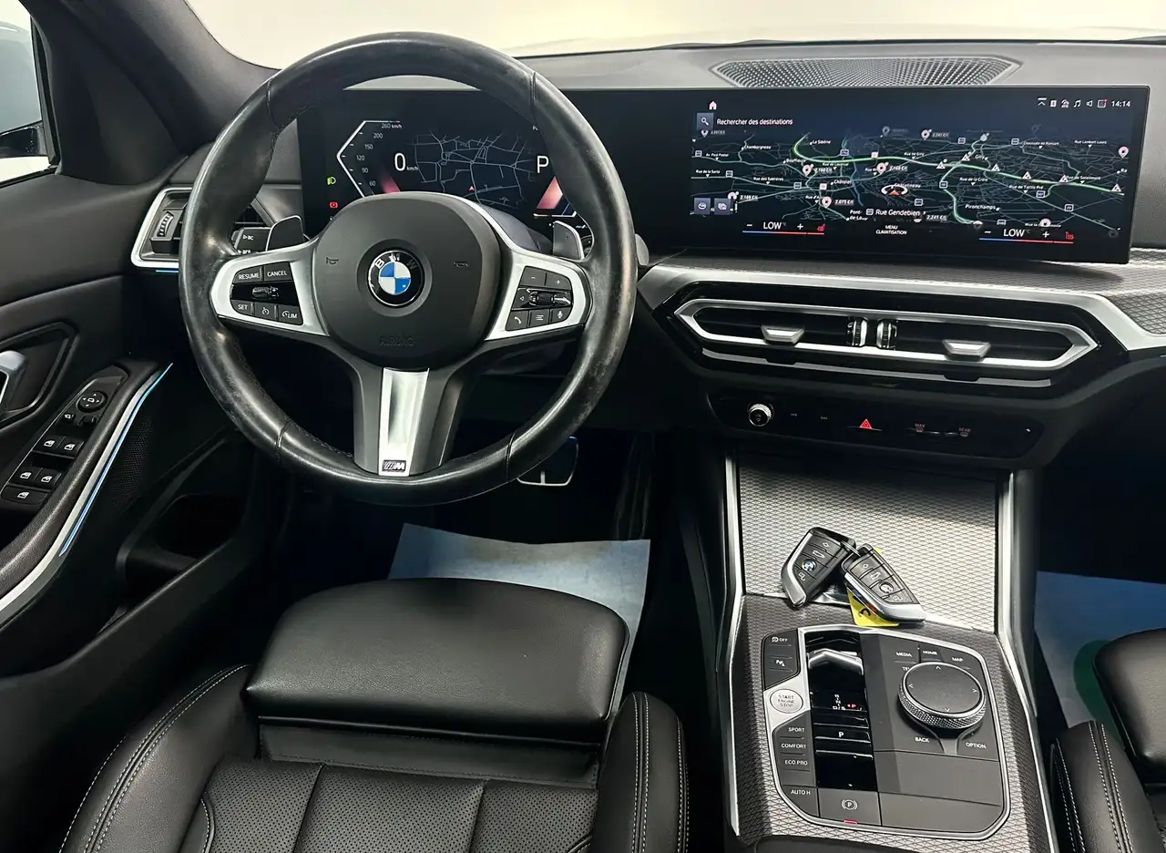 BMW 316 dA PACK M NEW MODEL GARANTIE 12 MOIS 47.000 KM GPS BLUETOOTH CARPLAY ANDROID, миниатюра 7