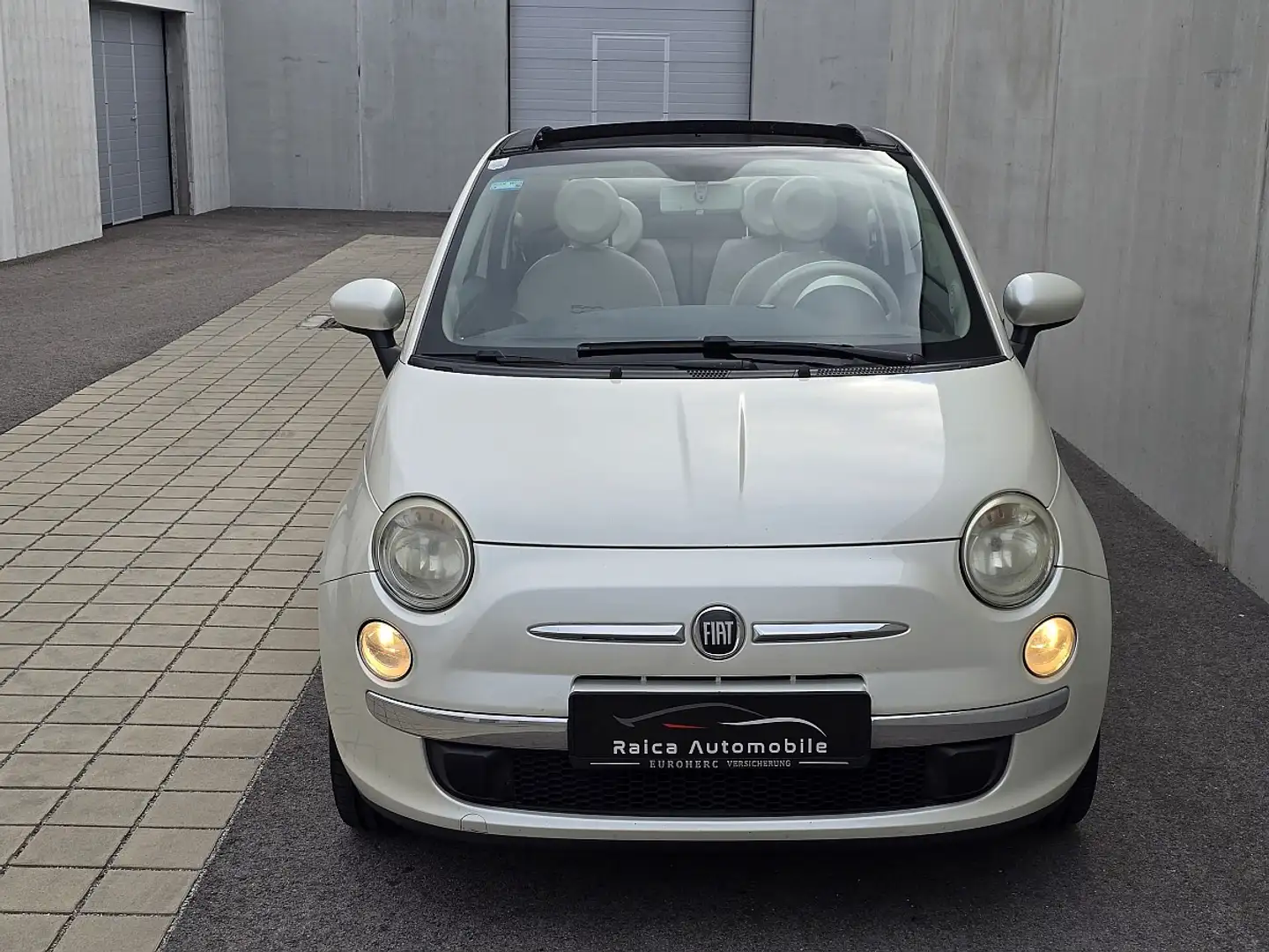 Fiat 500C *Perleffekt *PDC *Teilleder *Klima Weiß - 2