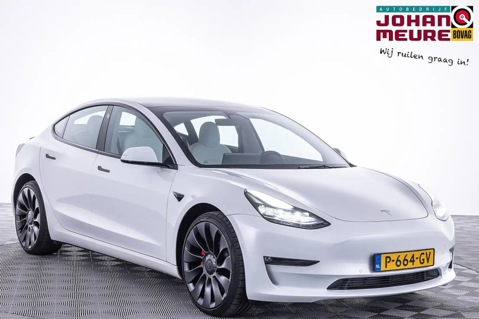 Tesla Model 3 Performance AWD 75 kWh ✅ 1e Eigenaar Wit - 1