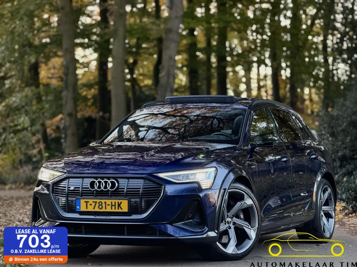 Audi e-tron S quattro 95 kWh Blauw - 1