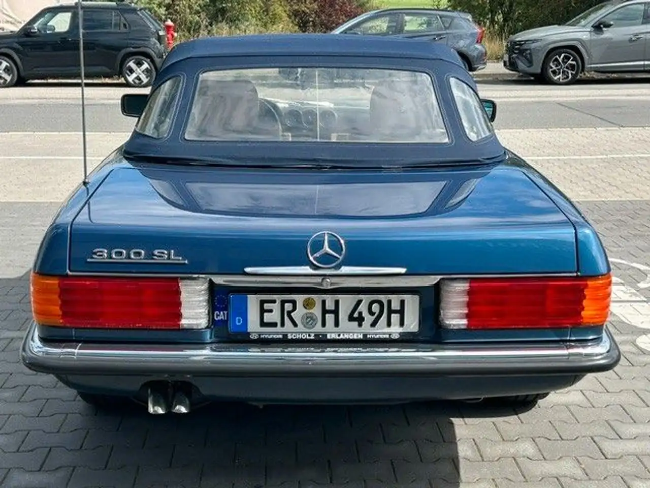 Mercedes-Benz 300 SL R107 Klima Navi Hardtop Fond nur 79400 km, foto 5
