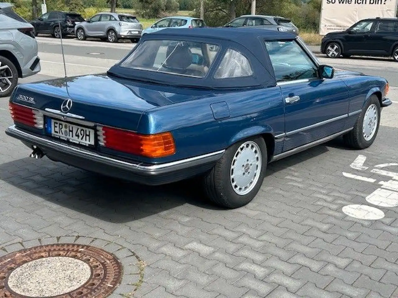 Mercedes-Benz 300 SL R107 Klima Navi Hardtop Fond nur 79400 km, foto 4