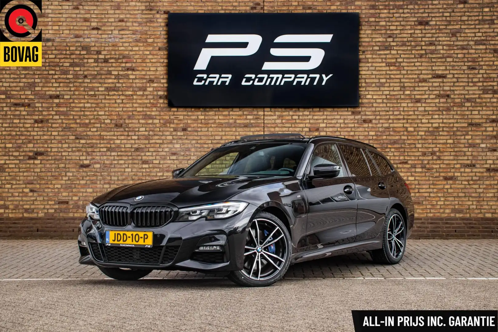 BMW 330 3-serie Touring 330e M-SPORT, Leder, Dealer O.H., Noir - 1