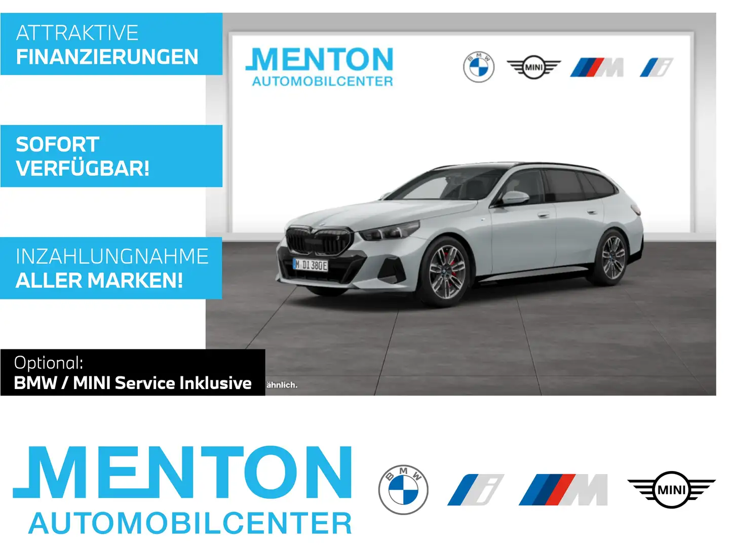 BMW i5 eDrive40 M Sportpaket Head-Up DAB LED RFK Grau - 1