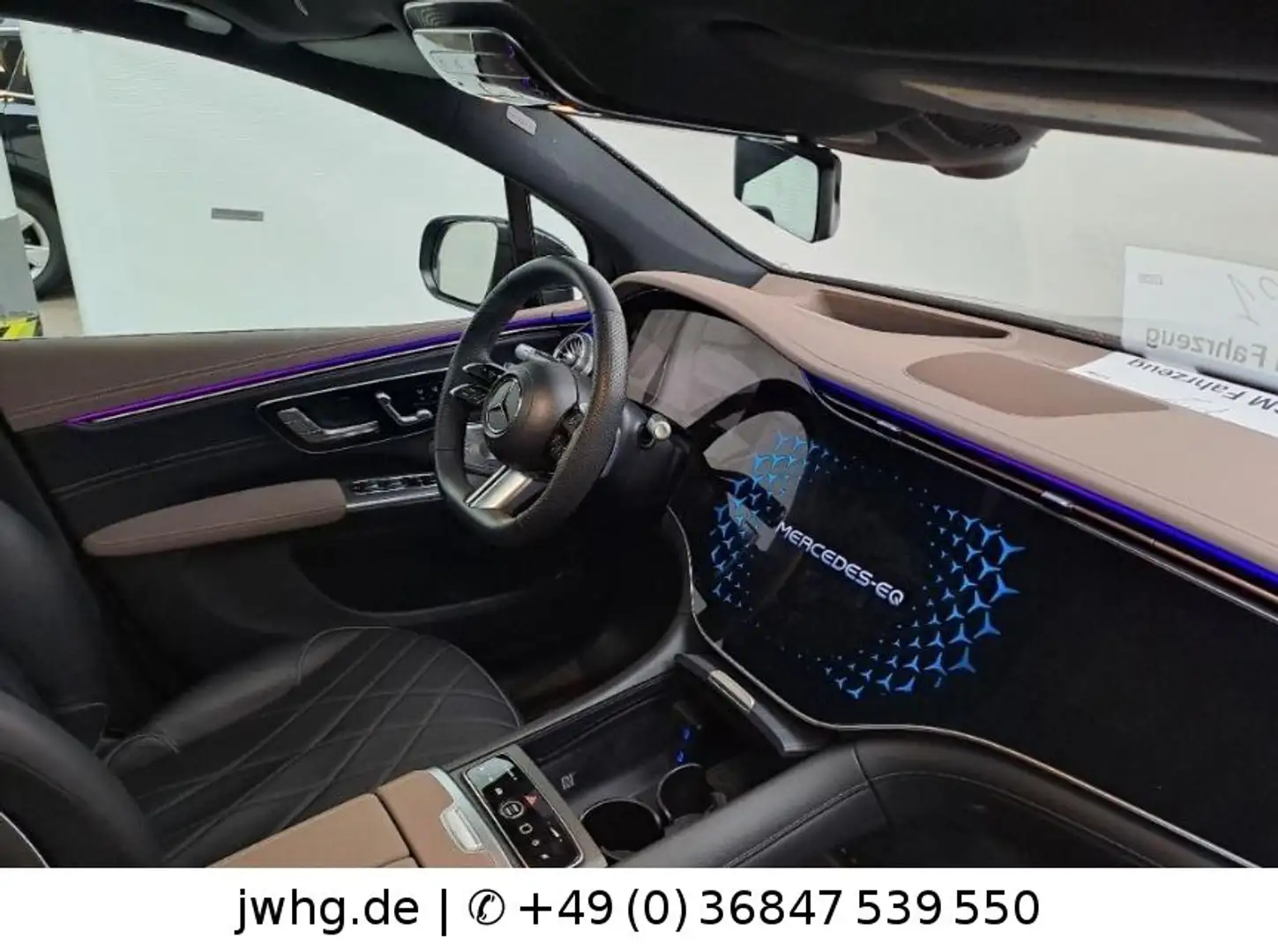 Mercedes-Benz EQS SUV EQS 580 4M AMG Business|Hyper|FondTV|HUD+|7Sitze Schwarz - 2