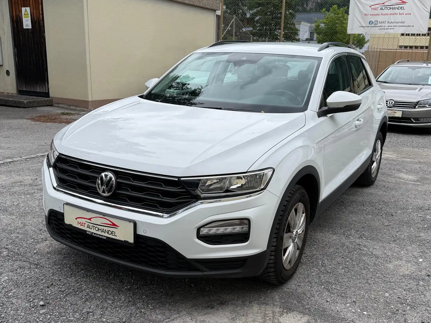 Volkswagen T-Roc 1,0 TSI Design /AHK/ACC/Lane Assist/SHZ/Erstbesitz Weiß - 1