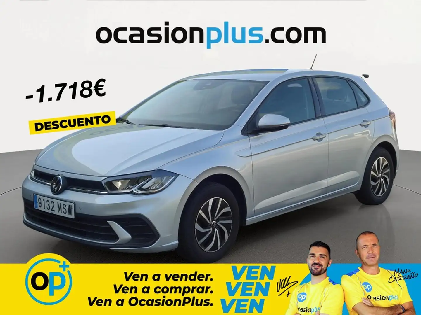 Volkswagen Polo 1.0 TSI Life DSG 70kW Gris - 1