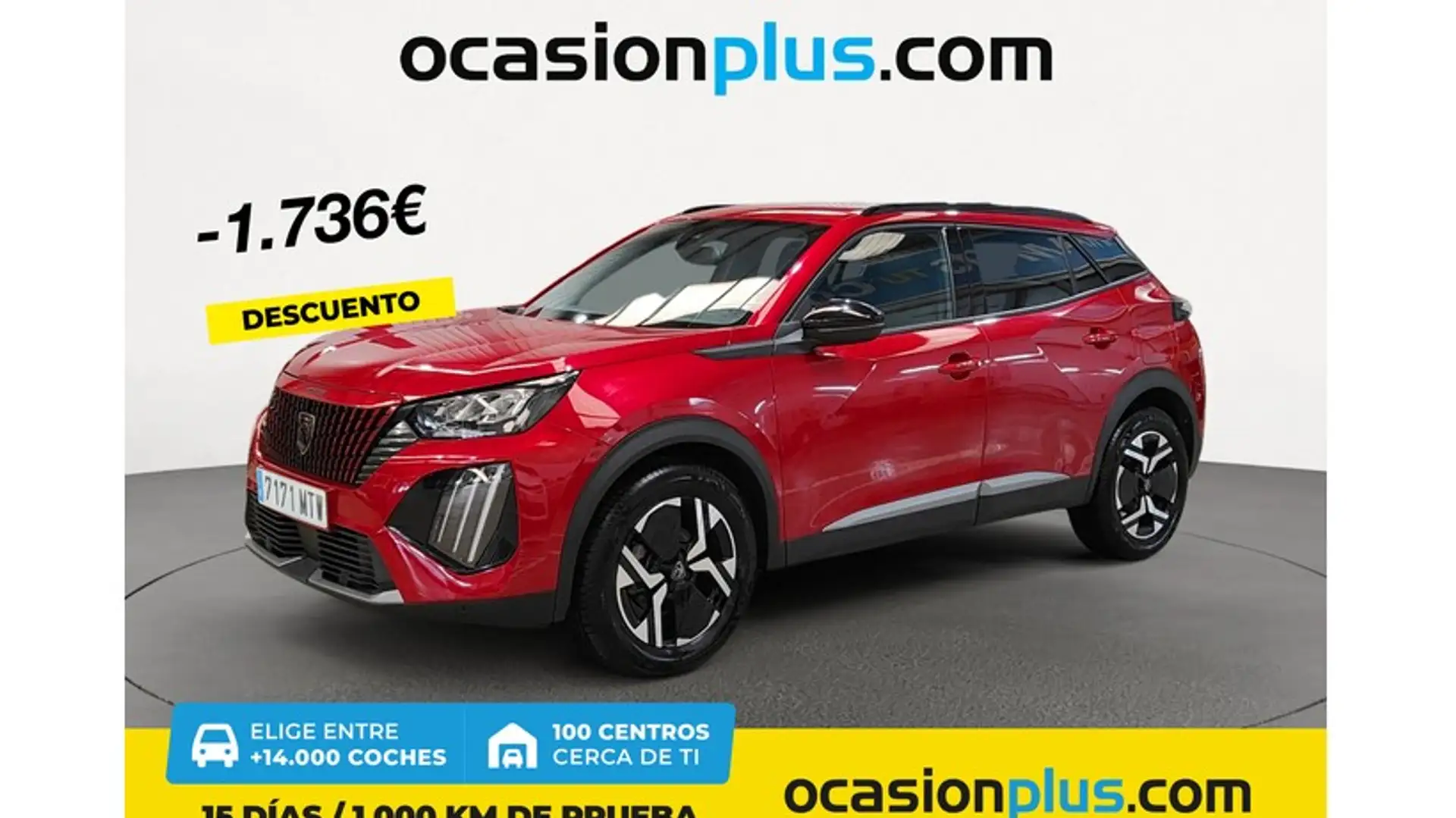 Peugeot 2008 1.2 PureTech S&S Allure 100 Rouge - 1