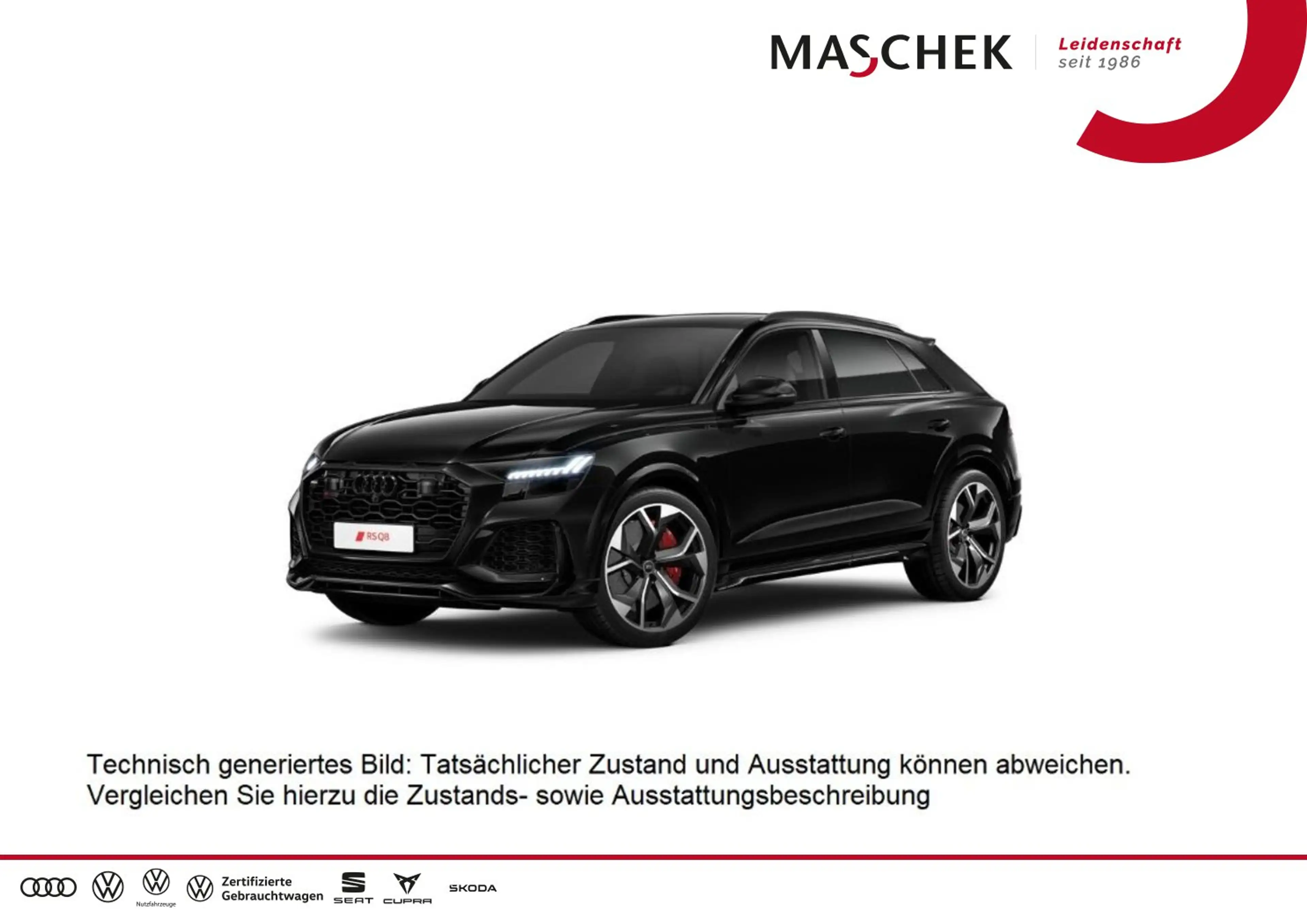 Audi RS Q8 SUV AHK Matrix Pano Black Standh B&O Massage