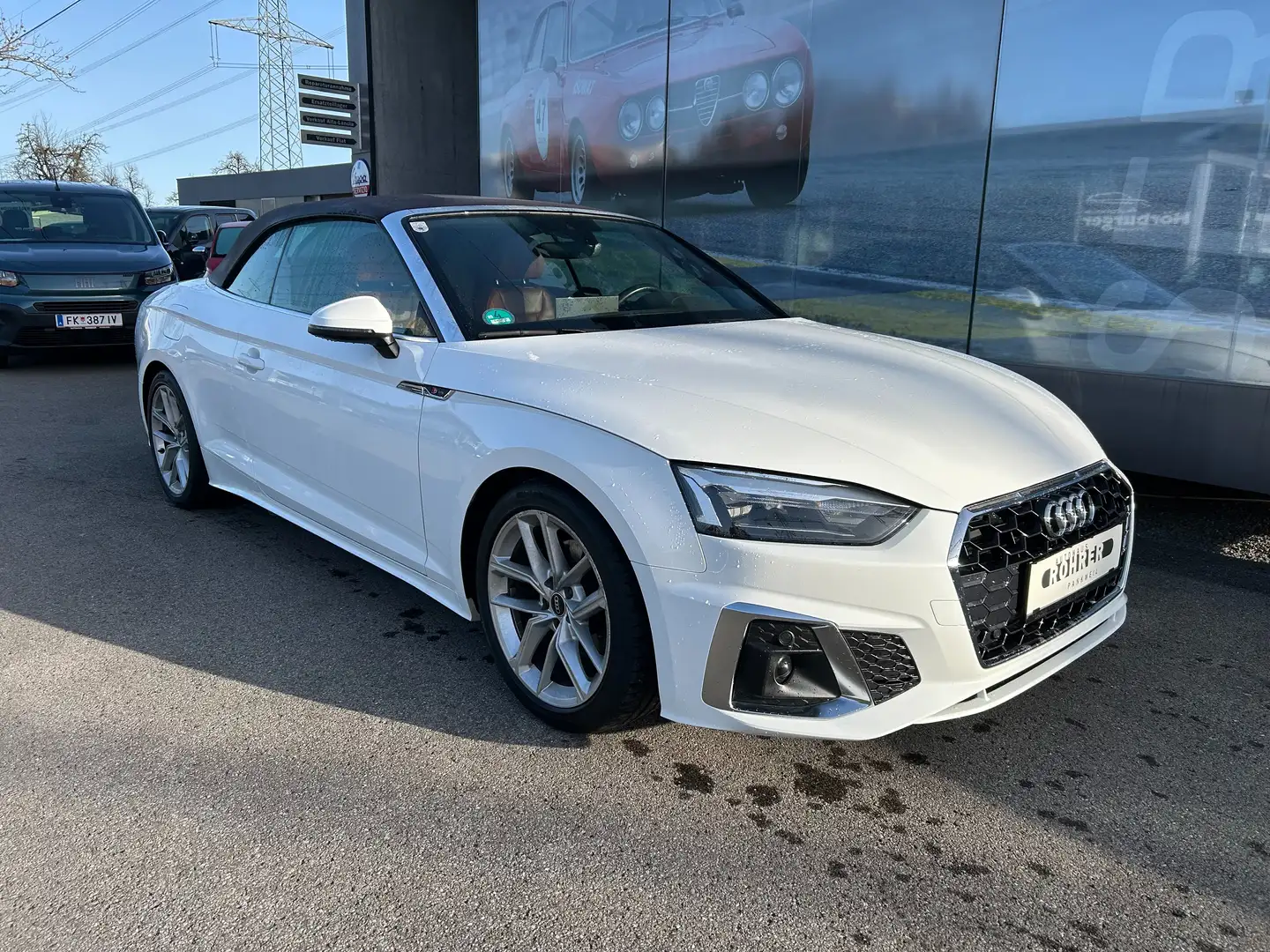 Audi A5 35 TFSI S-line Cabriolet Weiß - 2