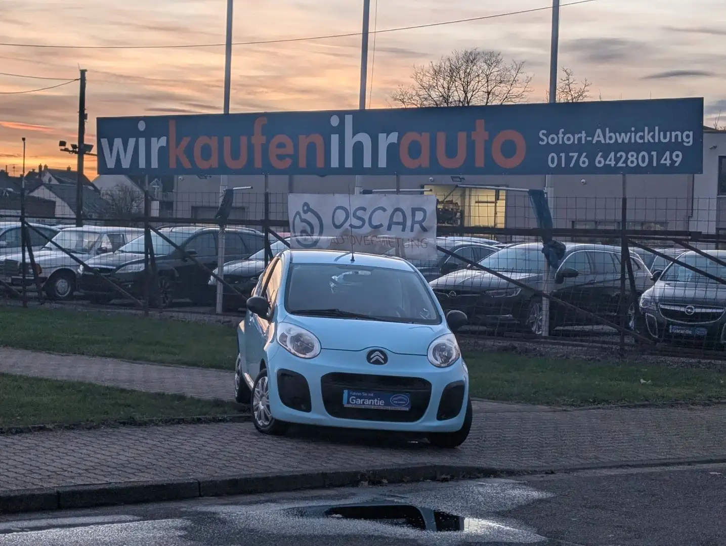 Citroen C1 Advance*KLIMA*SERVO*RADIO-CD*HU-AU NEU !! Синий - 1