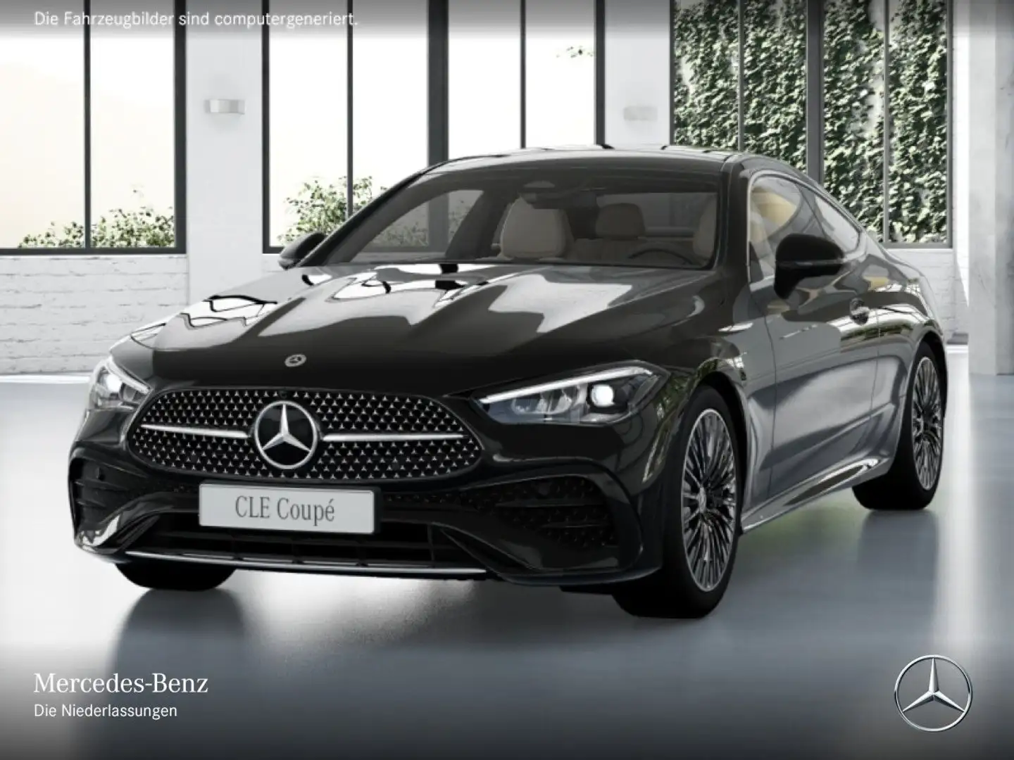 Mercedes-Benz CLE 200 AMG+PANO+360+AHK+LED+TOTW+KEYLESS+9G Schwarz - 2