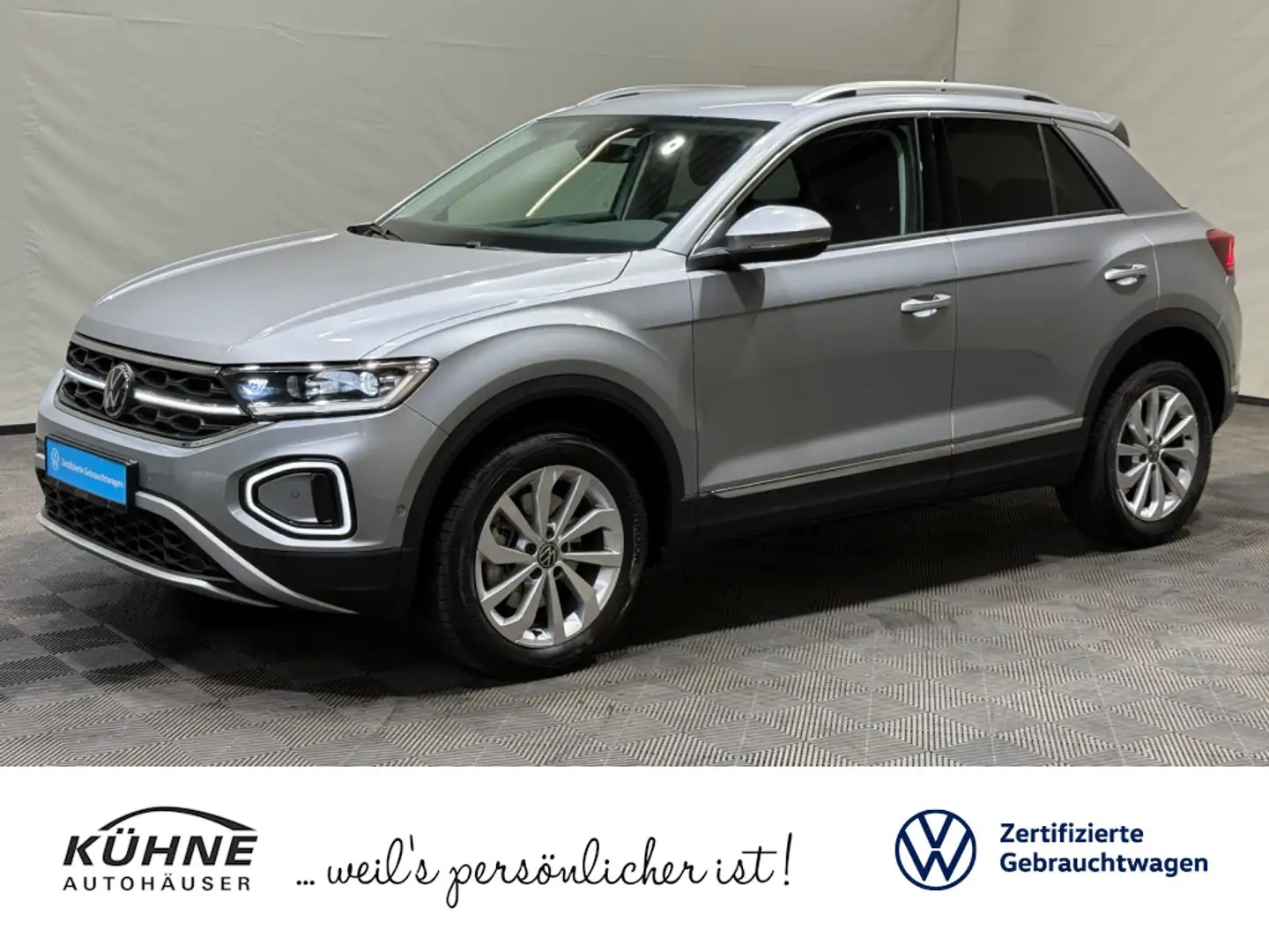 Volkswagen T-Roc T-ROC Style 2.0 TDI DSG | IQ.LIGHT ACC NAVI AHK Silber - 1