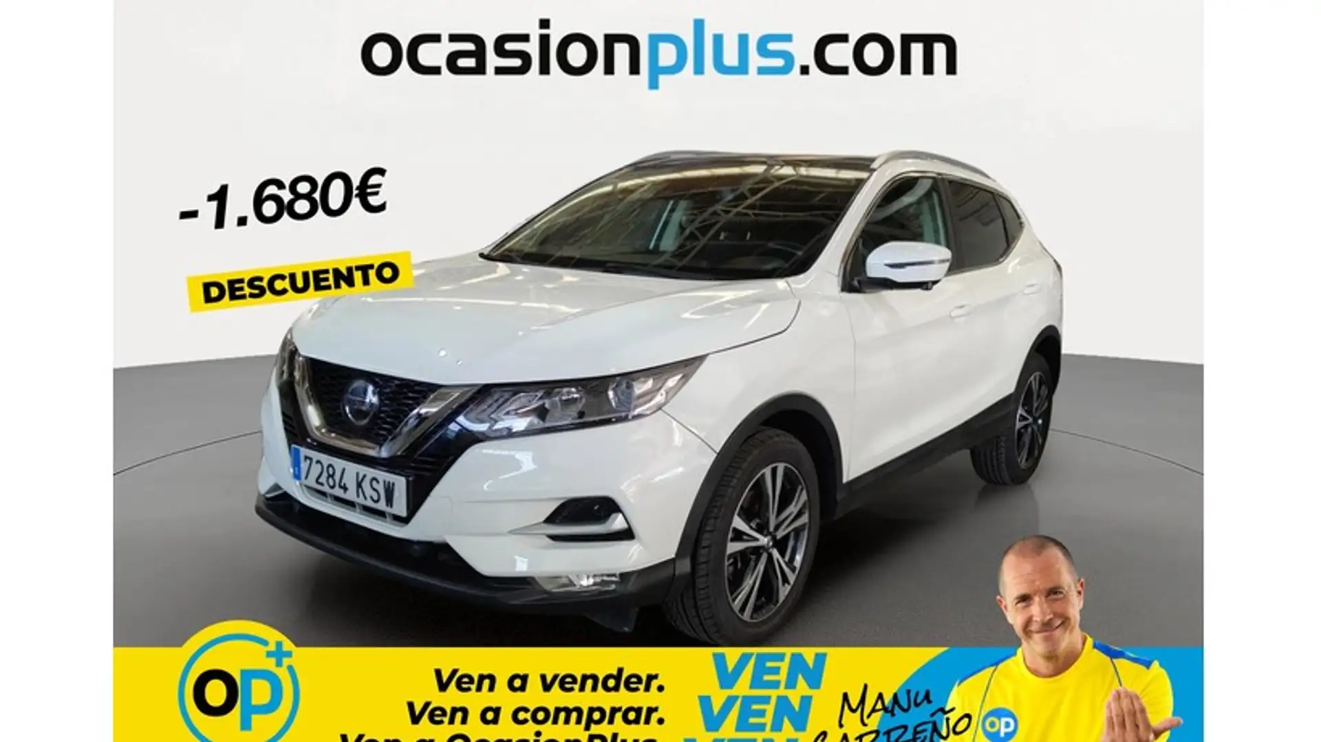Nissan Qashqai 1.3 DIG-T Tekna 4x2 103kW Blanco - 1