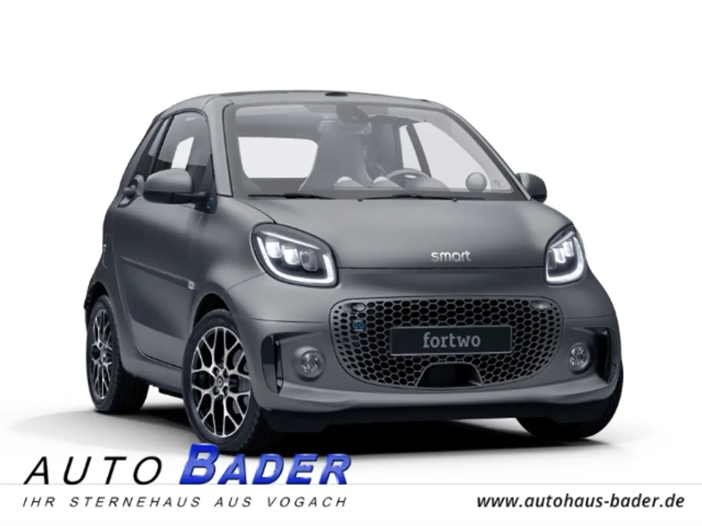 smart forTwo EQ Cabrio Prime Exclusive 22kW JBL Carbon Grijs - 1