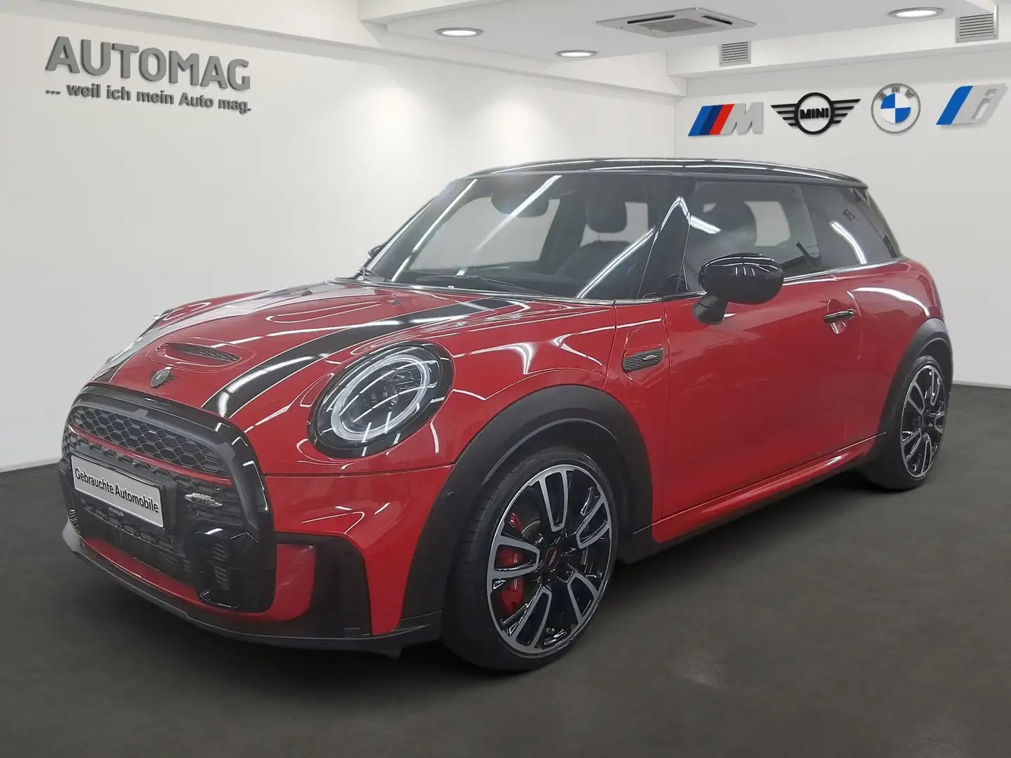 MINI John Cooper Works Panoramadach*Parkassistent*Mini Navi*Hifi*18" Rot - 1