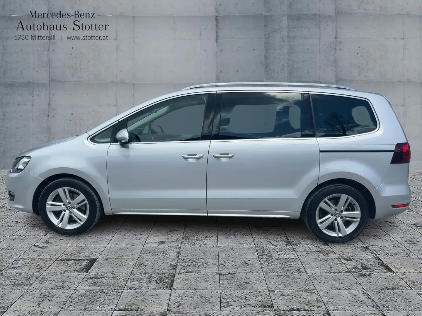 Volkswagen Sharan Business BMT 2,0 TDI 4-Motion *Navi*Shzg* Plateado - 2