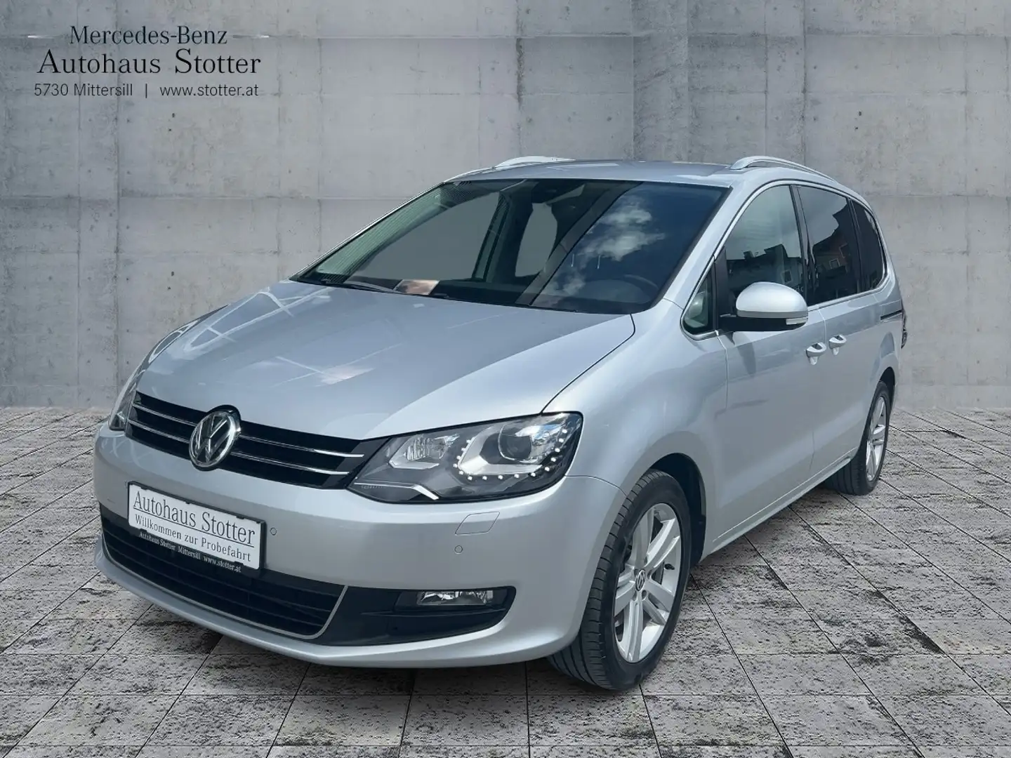 Volkswagen Sharan Business BMT 2,0 TDI 4-Motion *Navi*Shzg* Silber - 1