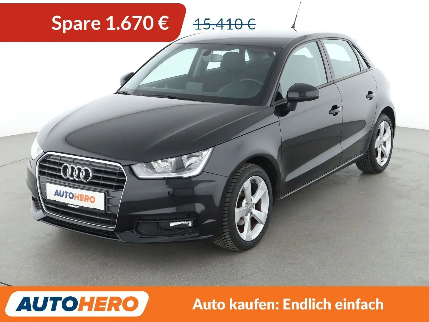 Audi A1 1.0 TFSI Sport*TEMPO*PDC*SHZ* Schwarz - 1