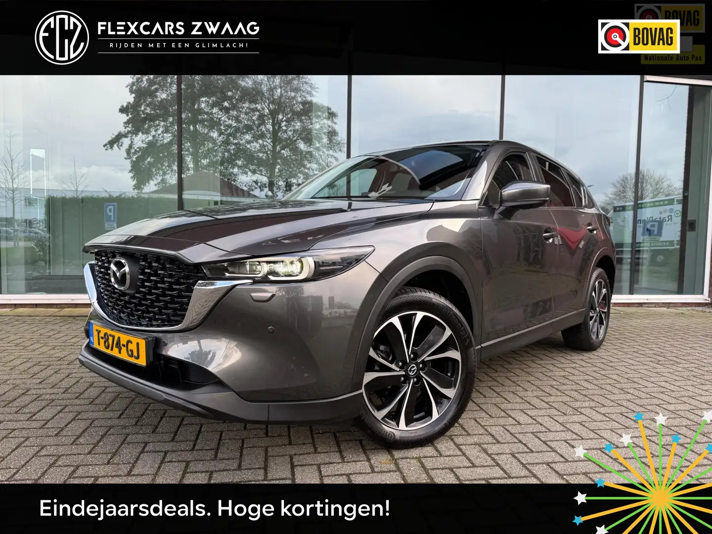 Mazda CX-5 2.0 e-SkyActiv-G M Hybrid 165 Advantage - Automaat Gris - 1