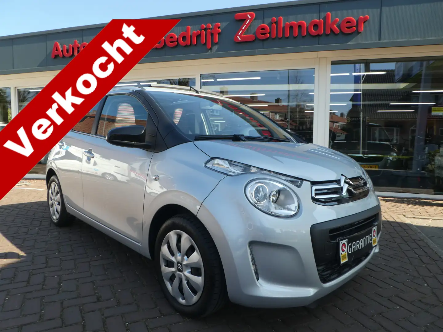 Citroen C1 1.0 Airscape Shine Cabrio, Airco, Cruise control, Gris - 1