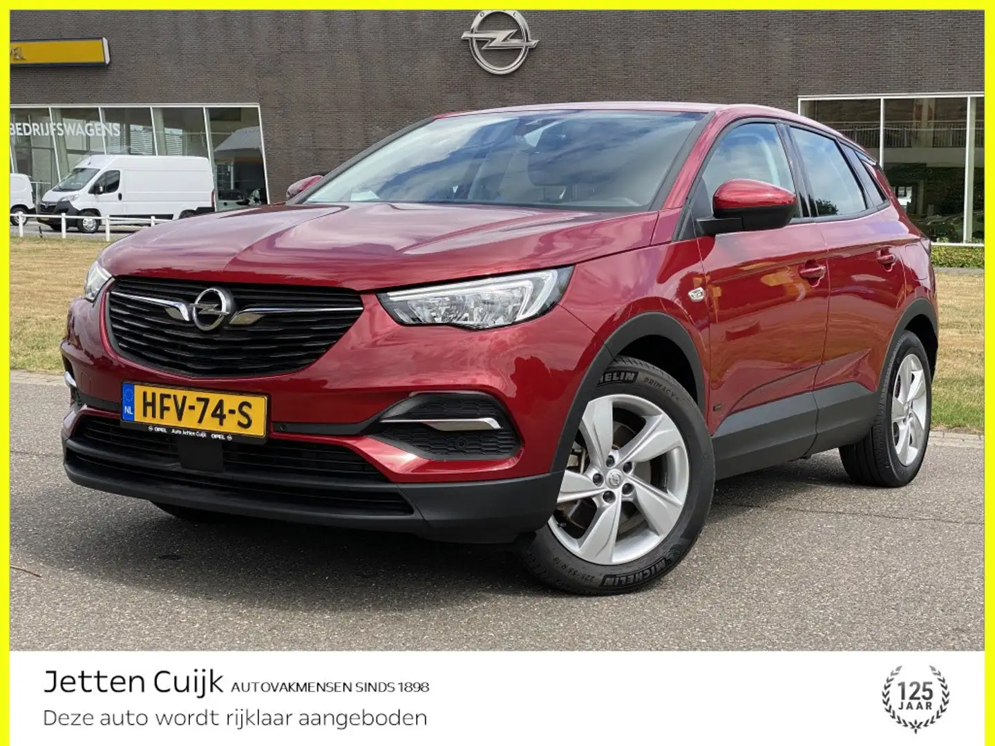 Opel Grandland X 1.6 Turbo Hybrid Business Edition #RIJKLAAR# Rood - 1