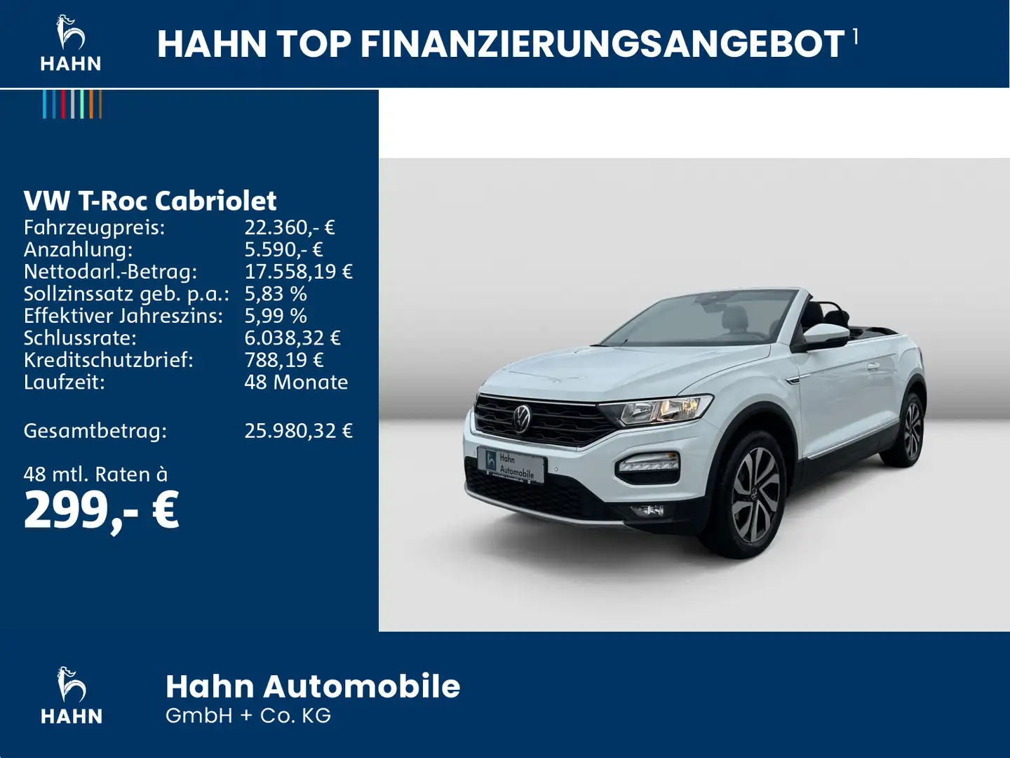 Volkswagen T-Roc 1.0TSI Active ACC Einparkh Clima Blanc - 2