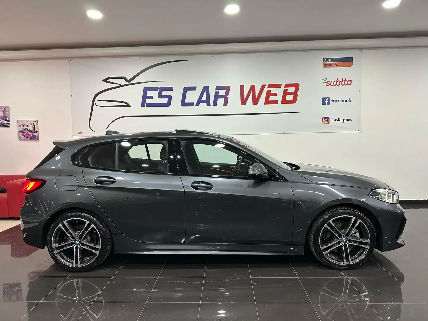 BMW 118 d Msport auto 150 cv Gris - 2