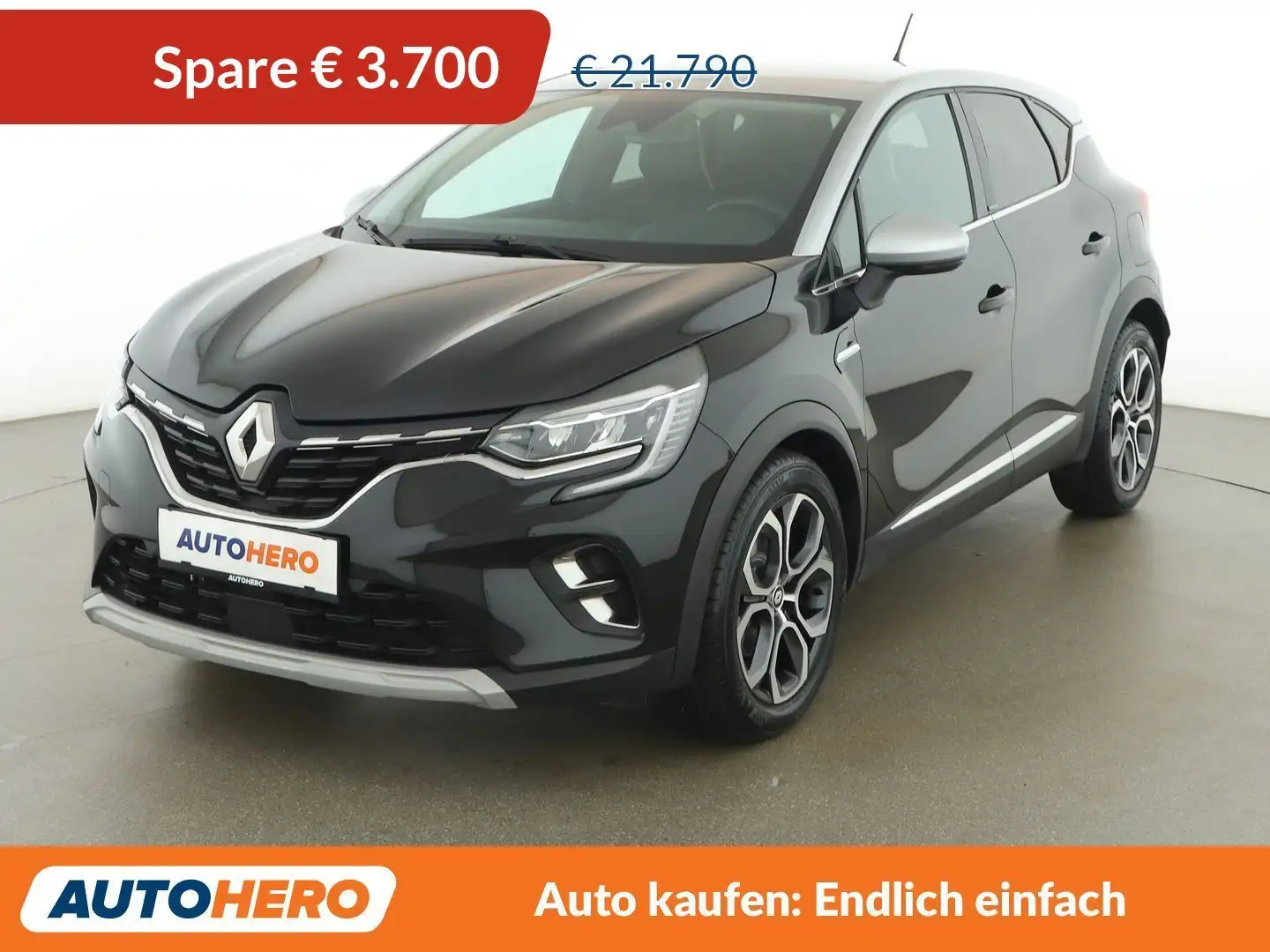 Renault Captur 1.6 E-Tech Hybrid Intens Schwarz - 1