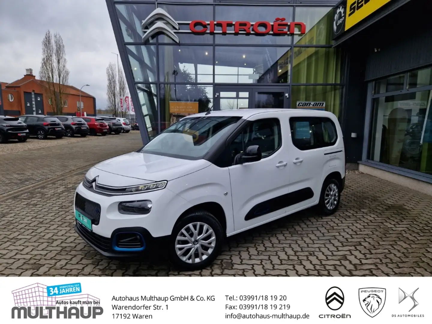 Citroen Berlingo e-Berlingo Feel M Elektromotor 136 Weiß - 1